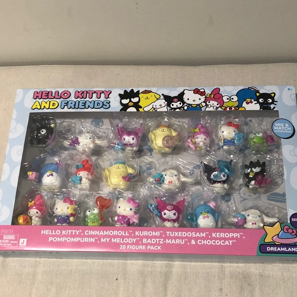 Hello Kitty & Friends 20 Figure Set Series 2 Unused Open Box READ